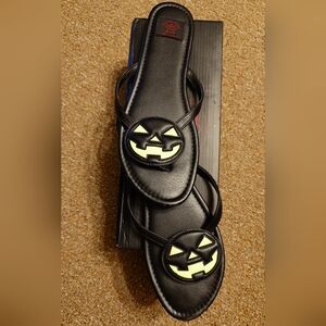 Strange Cvlt Strange Cult Jack O Lantern sandals